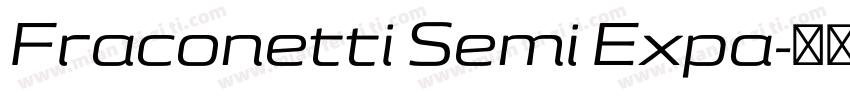 Fraconetti Semi Expa字体转换